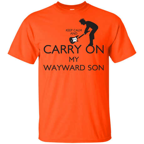 T-Shirts Orange / YXS Keep Calm and Carry On My Wayward Son! Youth T-Shirt