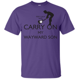 T-Shirts Purple / YXS Keep Calm and Carry On My Wayward Son! Youth T-Shirt