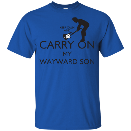 T-Shirts Royal / YXS Keep Calm and Carry On My Wayward Son! Youth T-Shirt