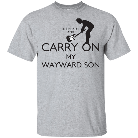 T-Shirts Sport Grey / YXS Keep Calm and Carry On My Wayward Son! Youth T-Shirt