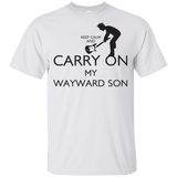 T-Shirts White / YXS Keep Calm and Carry On My Wayward Son! Youth T-Shirt