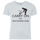 T-Shirts Heather White / YXS Keep Calm and Carry On My Wayward Son! Youth Triblend T-Shirt