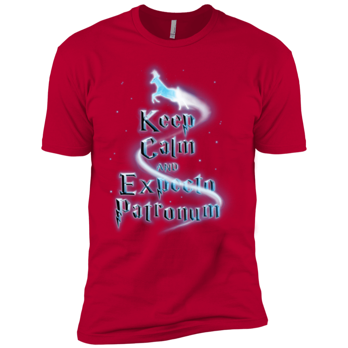 T-Shirts Red / YXS Keep Calm and Expecto Patronum Boys Premium T-Shirt