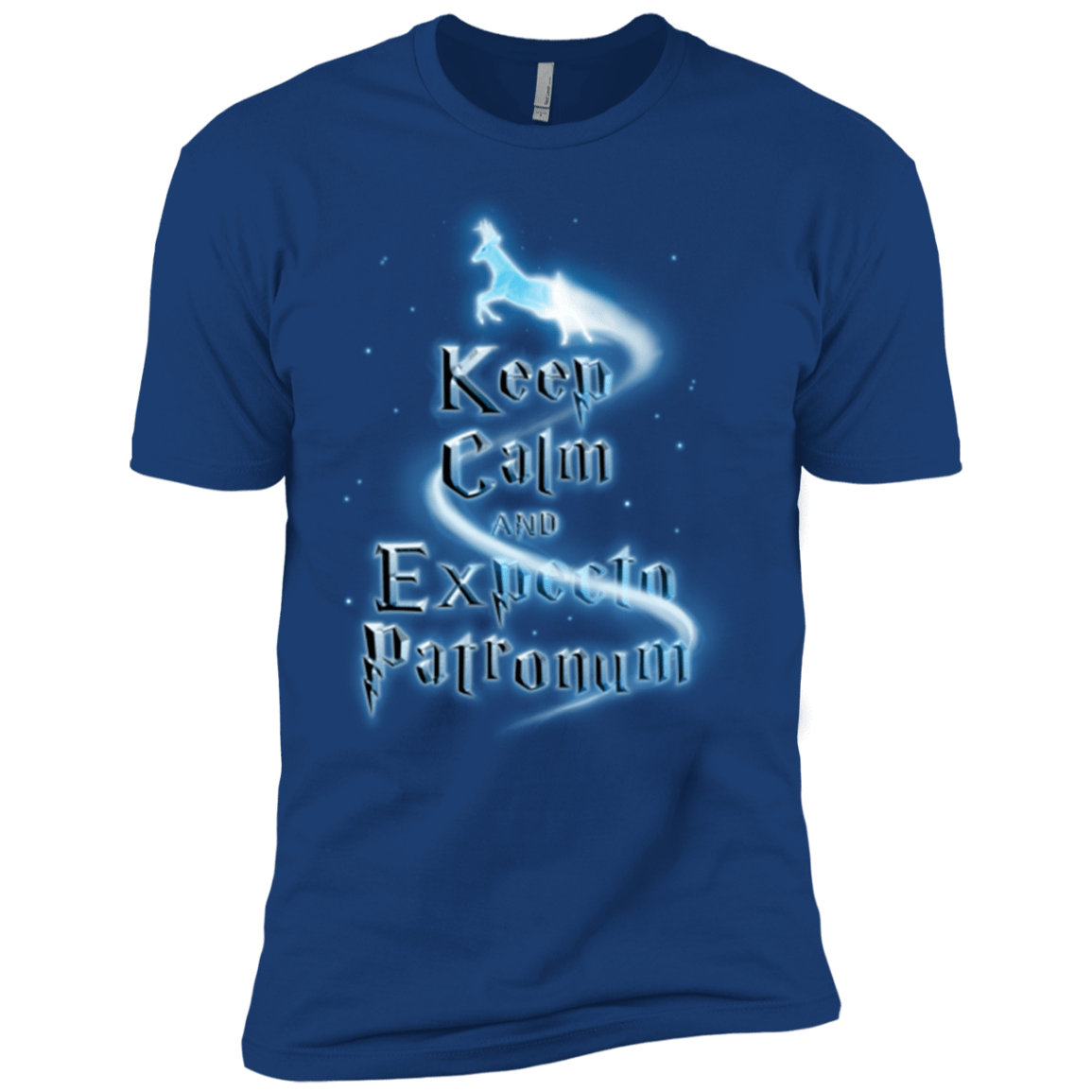 T-Shirts Royal / YXS Keep Calm and Expecto Patronum Boys Premium T-Shirt