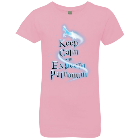 T-Shirts Light Pink / YXS Keep Calm and Expecto Patronum Girls Premium T-Shirt