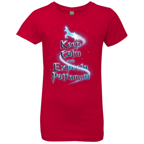 T-Shirts Red / YXS Keep Calm and Expecto Patronum Girls Premium T-Shirt