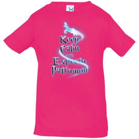 T-Shirts Hot Pink / 6 Months Keep Calm and Expecto Patronum Infant Premium T-Shirt