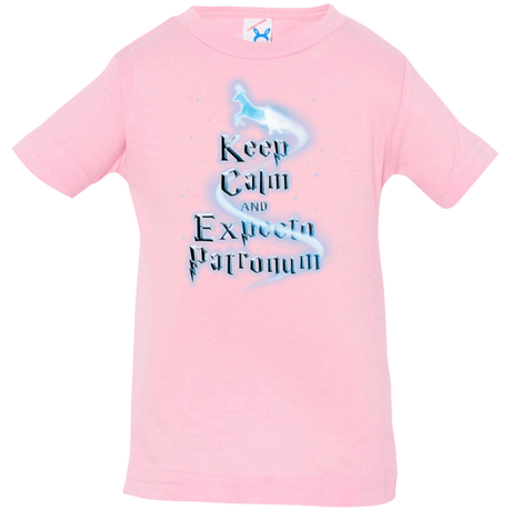 T-Shirts Pink / 6 Months Keep Calm and Expecto Patronum Infant Premium T-Shirt