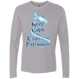 T-Shirts Heather Grey / Small Keep Calm and Expecto Patronum Men's Premium Long Sleeve