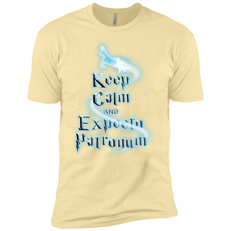 T-Shirts Banana Cream / X-Small Keep Calm and Expecto Patronum Men's Premium T-Shirt