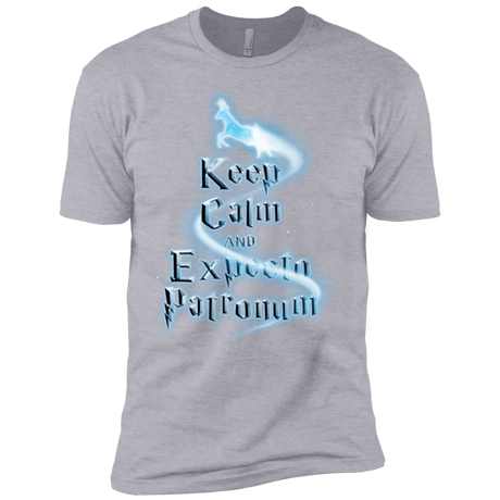 T-Shirts Heather Grey / X-Small Keep Calm and Expecto Patronum Men's Premium T-Shirt