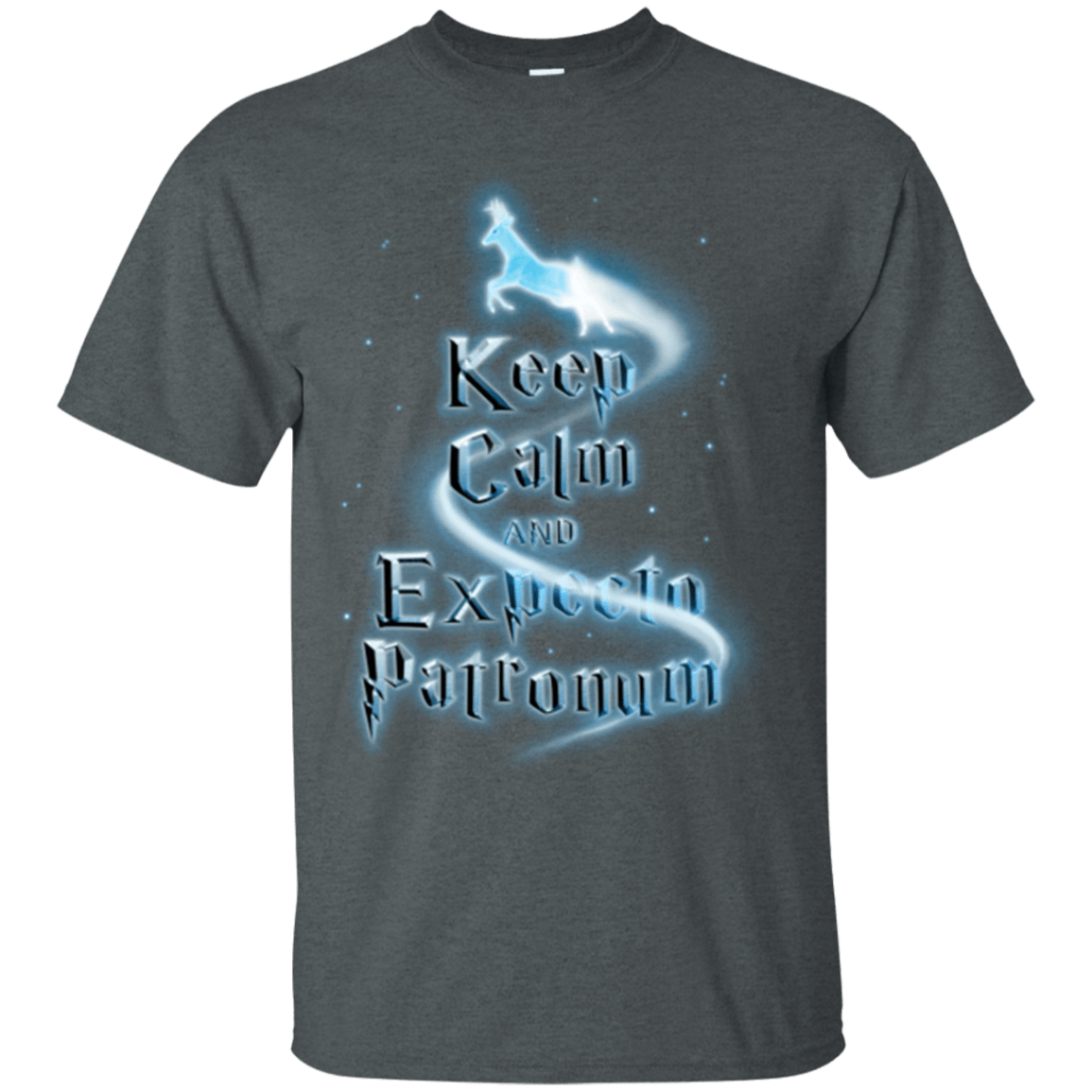 T-Shirts Dark Heather / Small Keep Calm and Expecto Patronum T-Shirt