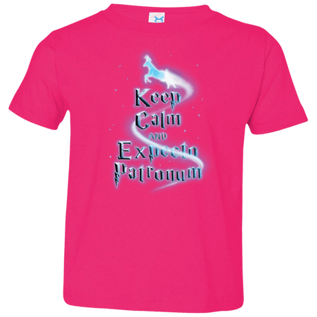 T-Shirts Hot Pink / 2T Keep Calm and Expecto Patronum Toddler Premium T-Shirt