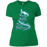 T-Shirts Kelly Green / X-Small Keep Calm and Expecto Patronum Women's Premium T-Shirt