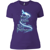 T-Shirts Purple / X-Small Keep Calm and Expecto Patronum Women's Premium T-Shirt