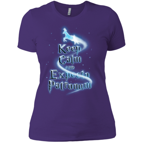 T-Shirts Purple / X-Small Keep Calm and Expecto Patronum Women's Premium T-Shirt
