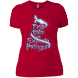 T-Shirts Red / X-Small Keep Calm and Expecto Patronum Women's Premium T-Shirt