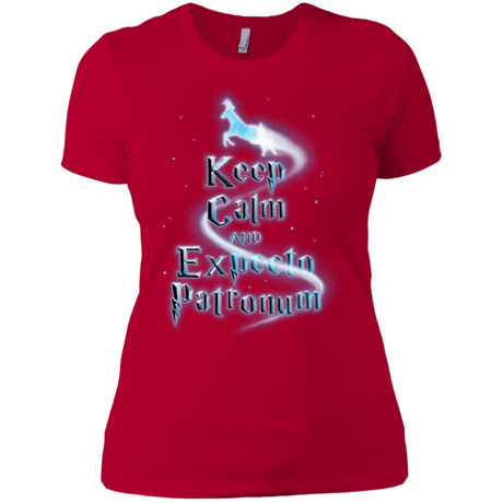 T-Shirts Red / X-Small Keep Calm and Expecto Patronum Women's Premium T-Shirt