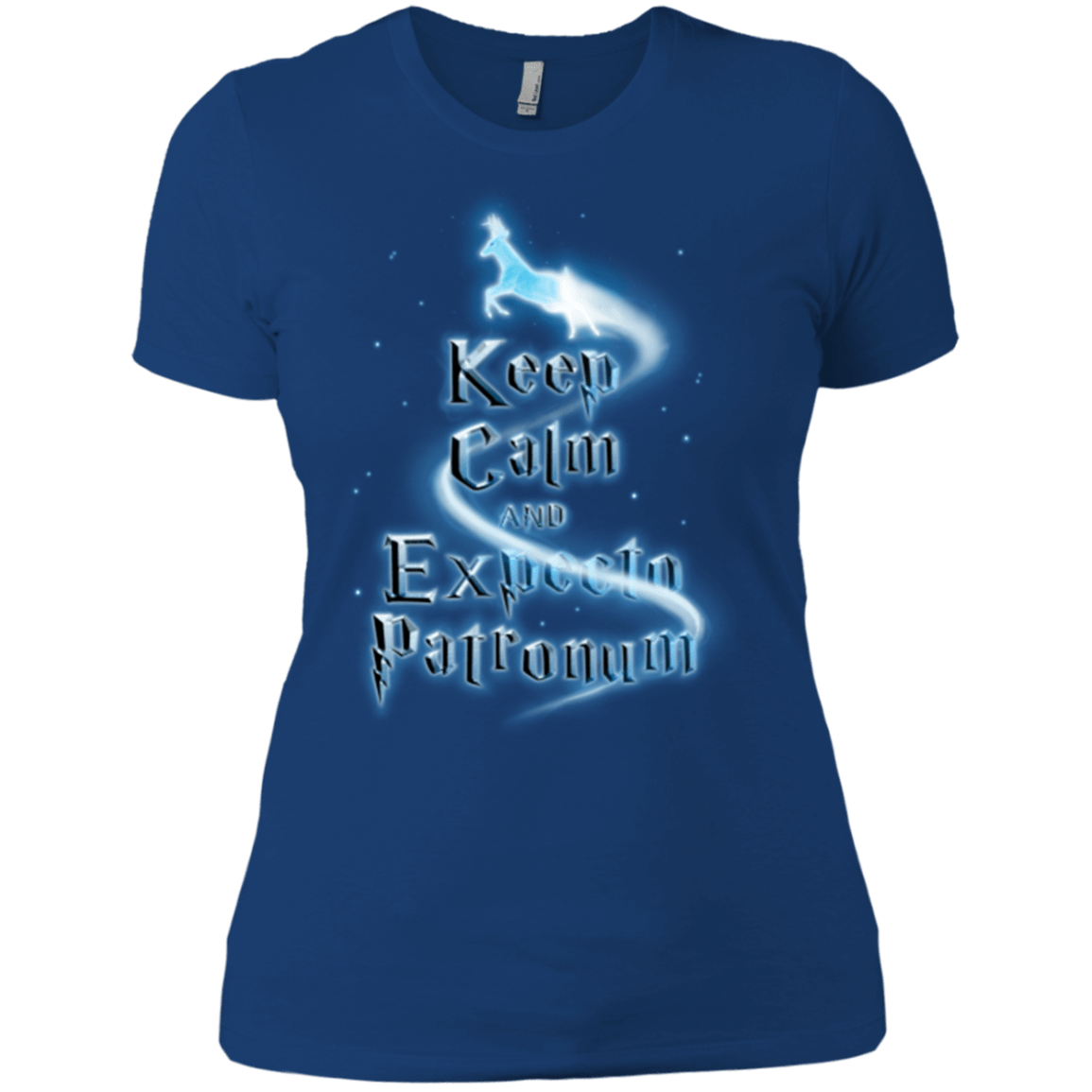 T-Shirts Royal / X-Small Keep Calm and Expecto Patronum Women's Premium T-Shirt