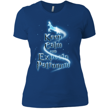 T-Shirts Royal / X-Small Keep Calm and Expecto Patronum Women's Premium T-Shirt