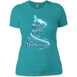 T-Shirts Tahiti Blue / X-Small Keep Calm and Expecto Patronum Women's Premium T-Shirt