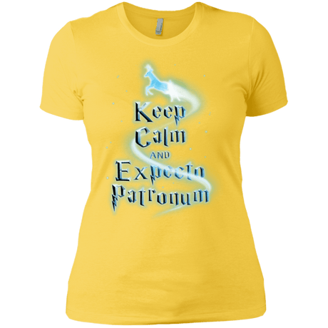 T-Shirts Vibrant Yellow / X-Small Keep Calm and Expecto Patronum Women's Premium T-Shirt