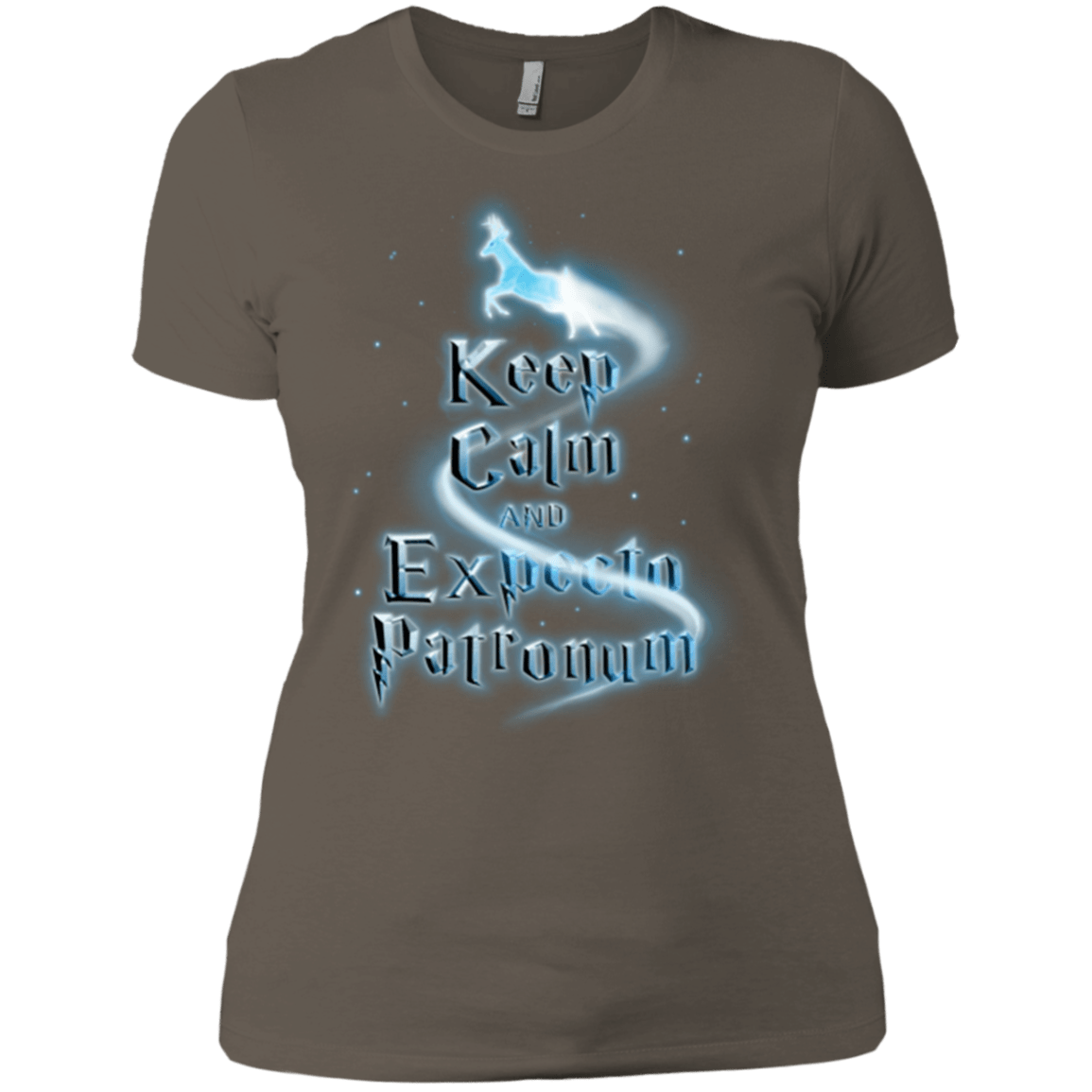 T-Shirts Warm Grey / X-Small Keep Calm and Expecto Patronum Women's Premium T-Shirt