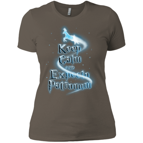 T-Shirts Warm Grey / X-Small Keep Calm and Expecto Patronum Women's Premium T-Shirt