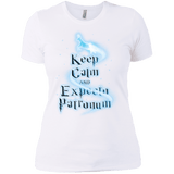 T-Shirts White / X-Small Keep Calm and Expecto Patronum Women's Premium T-Shirt