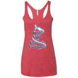 T-Shirts Vintage Red / X-Small Keep Calm and Expecto Patronum Women's Triblend Racerback Tank