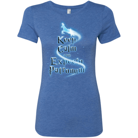 T-Shirts Vintage Royal / Small Keep Calm and Expecto Patronum Women's Triblend T-Shirt