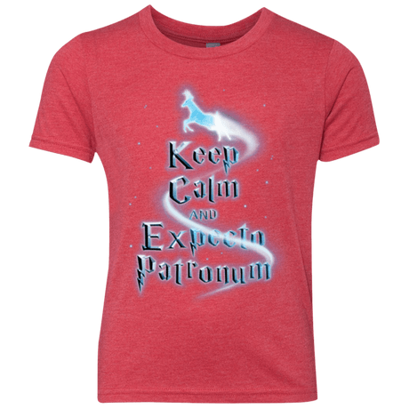 T-Shirts Vintage Red / YXS Keep Calm and Expecto Patronum Youth Triblend T-Shirt