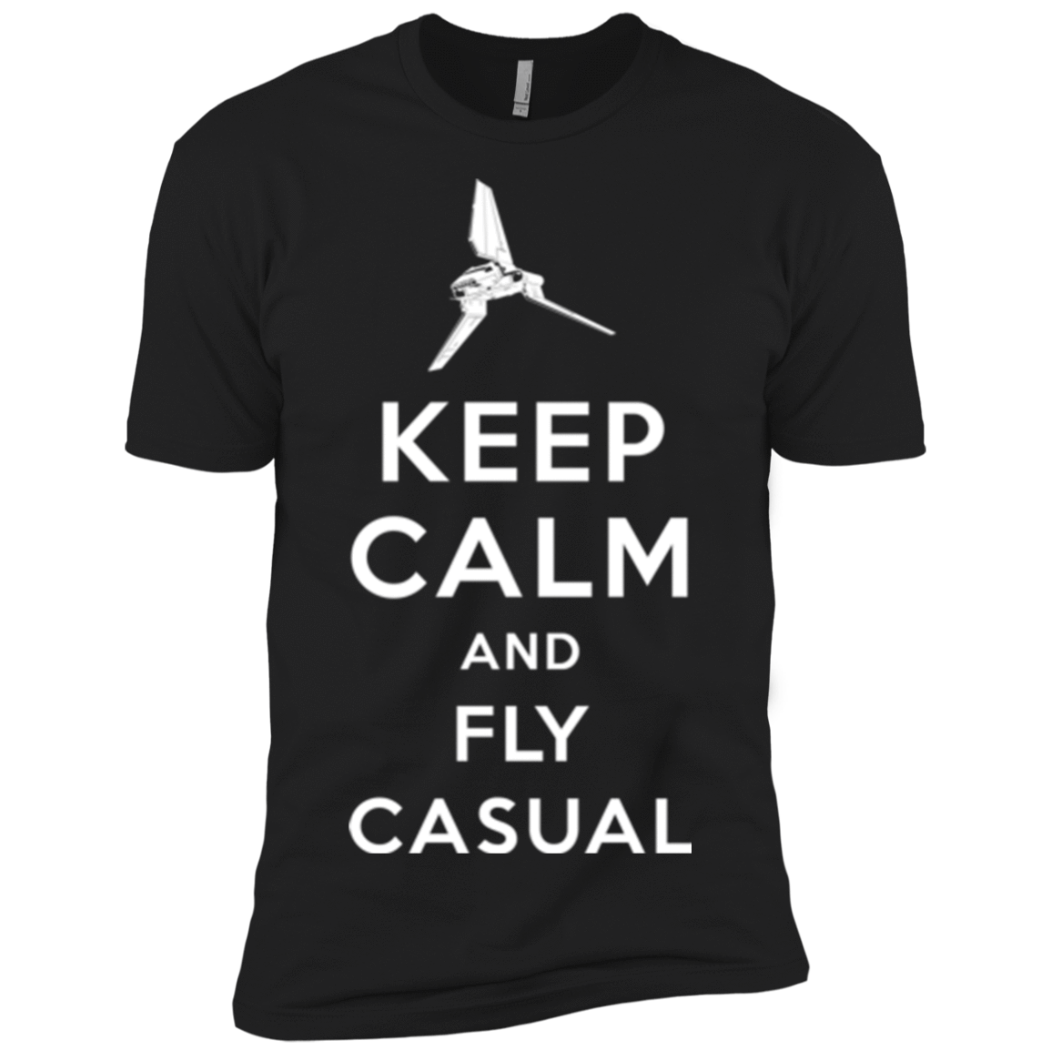 T-Shirts Black / X-Small Keep Calm and Fly Casual Men's Premium T-Shirt