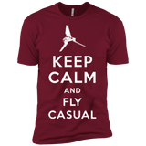 Keep Calm and Fly Casual Men's Premium T-Shirt