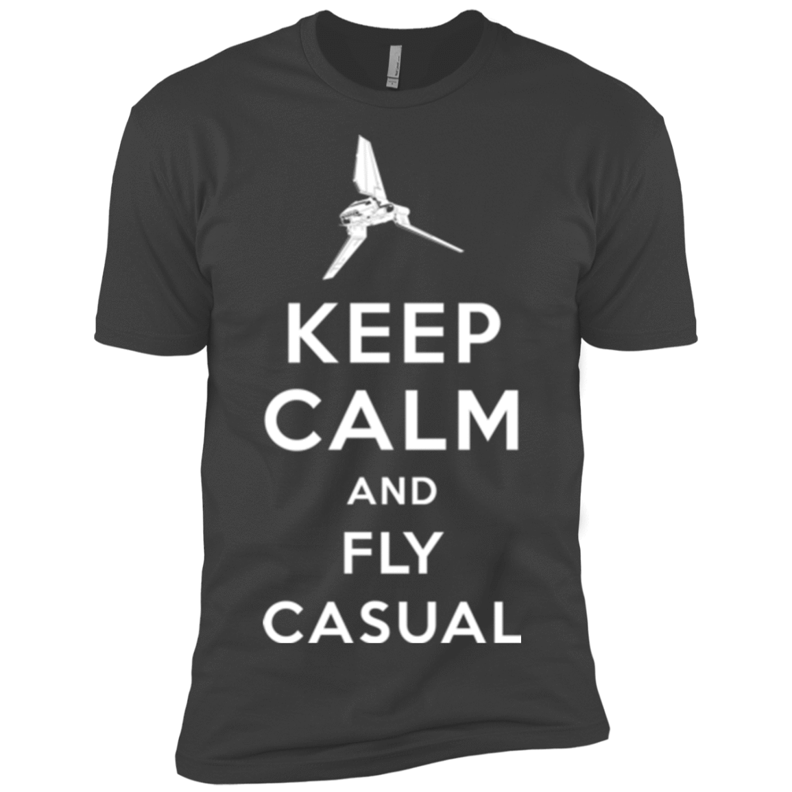 T-Shirts Heavy Metal / X-Small Keep Calm and Fly Casual Men's Premium T-Shirt