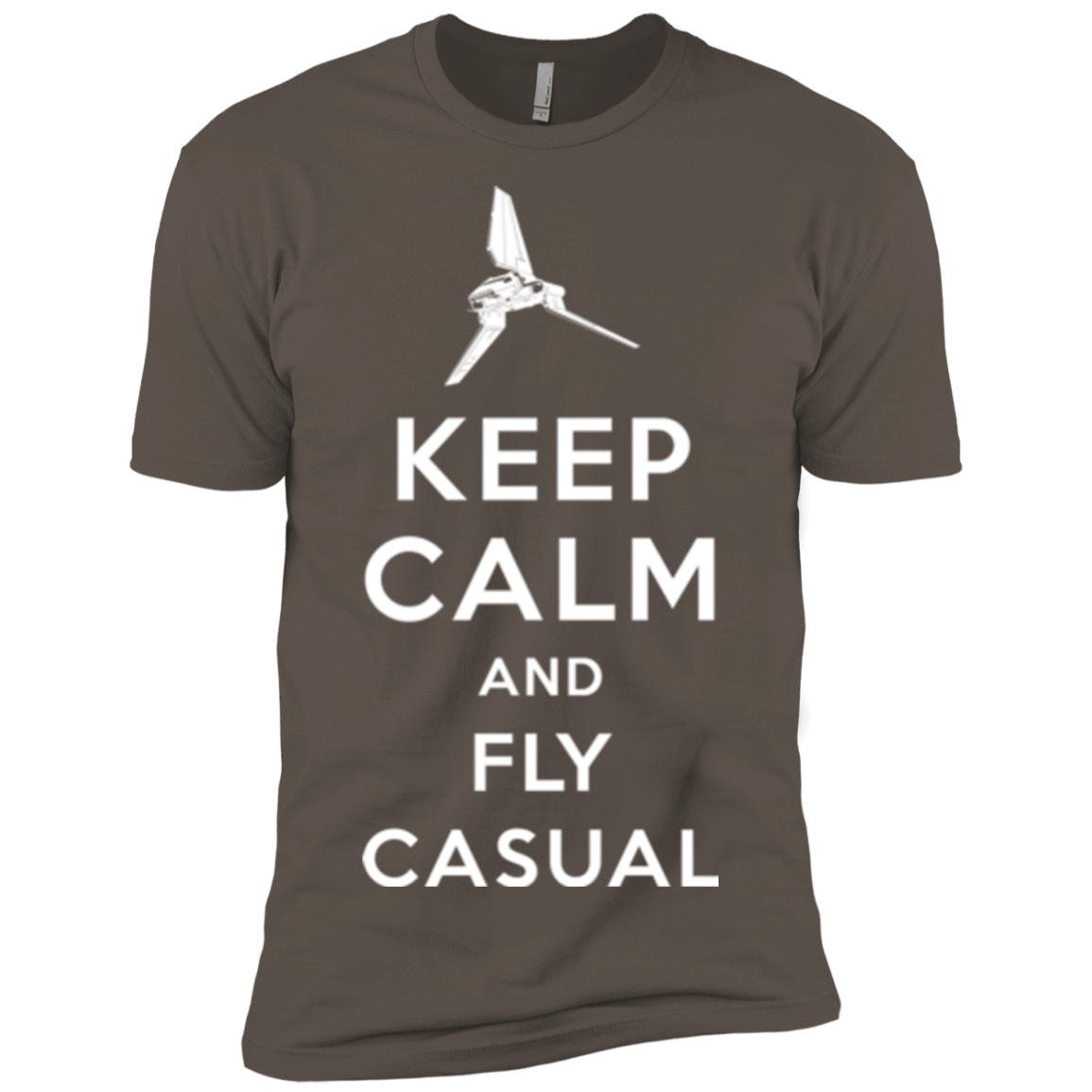 T-Shirts Warm Grey / X-Small Keep Calm and Fly Casual Men's Premium T-Shirt