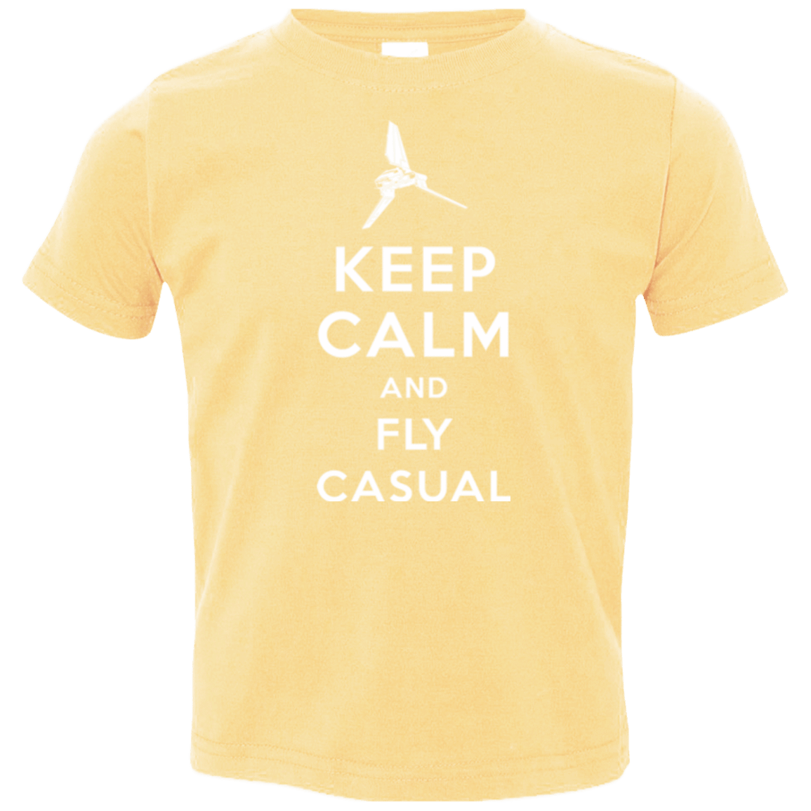 T-Shirts Butter / 2T Keep Calm and Fly Casual Toddler Premium T-Shirt