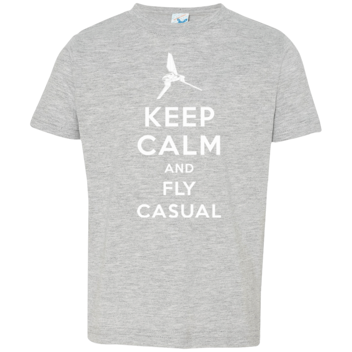 T-Shirts Heather / 2T Keep Calm and Fly Casual Toddler Premium T-Shirt