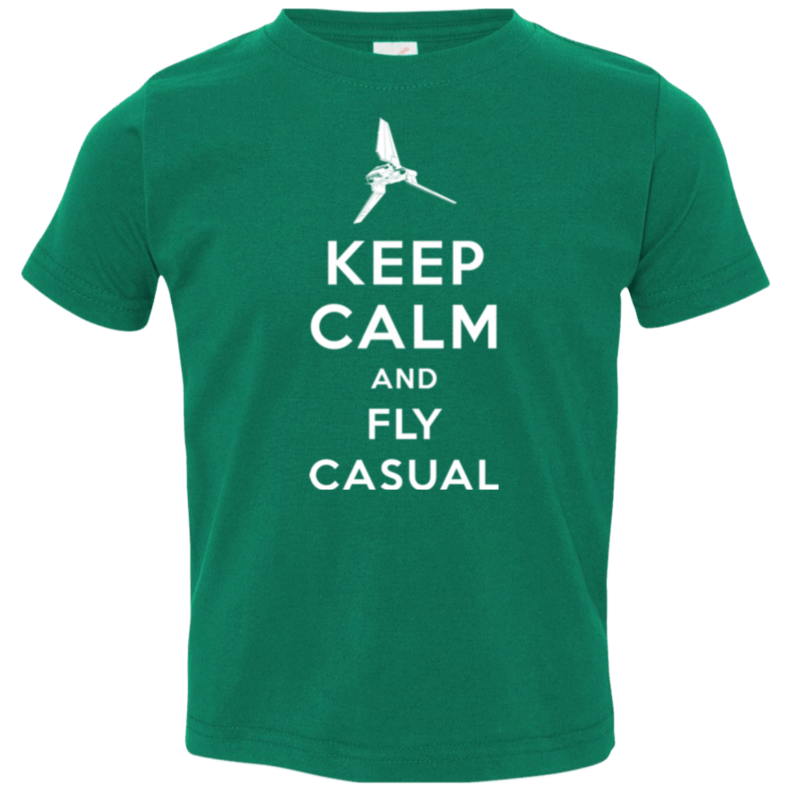 T-Shirts Kelly / 2T Keep Calm and Fly Casual Toddler Premium T-Shirt