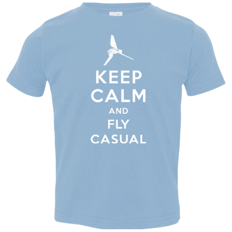 Keep Calm and Fly Casual Toddler Premium T-Shirt