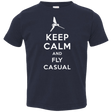 T-Shirts Navy / 2T Keep Calm and Fly Casual Toddler Premium T-Shirt