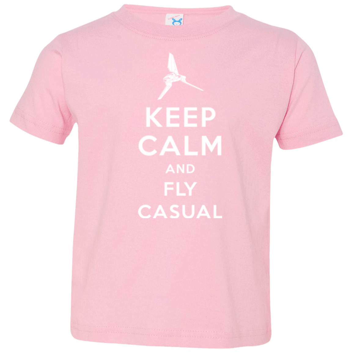 T-Shirts Pink / 2T Keep Calm and Fly Casual Toddler Premium T-Shirt