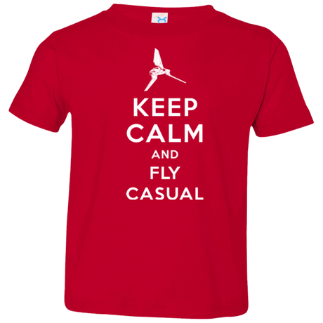 Keep Calm and Fly Casual Toddler Premium T-Shirt