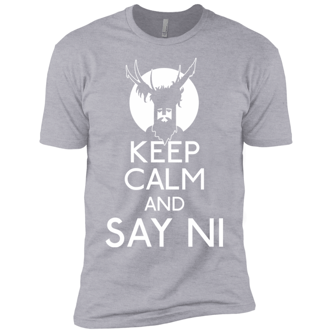 T-Shirts Heather Grey / YXS Keep Calm and Say Ni Boys Premium T-Shirt