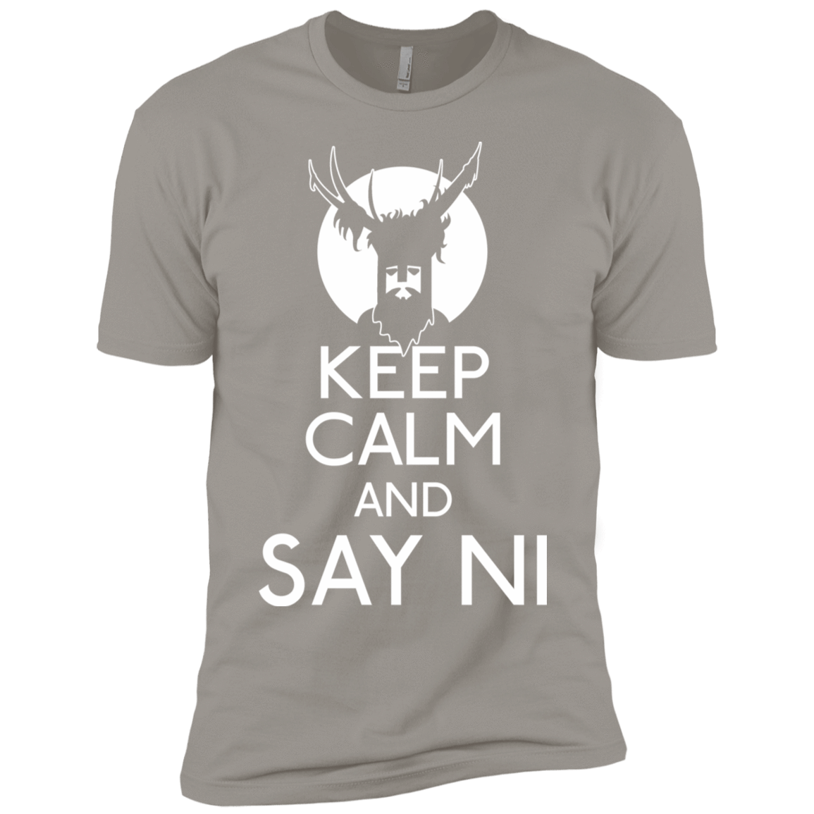 T-Shirts Light Grey / YXS Keep Calm and Say Ni Boys Premium T-Shirt