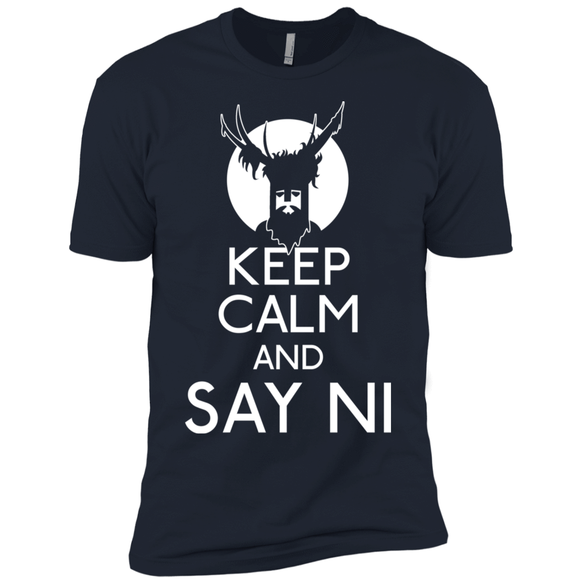 T-Shirts Midnight Navy / YXS Keep Calm and Say Ni Boys Premium T-Shirt