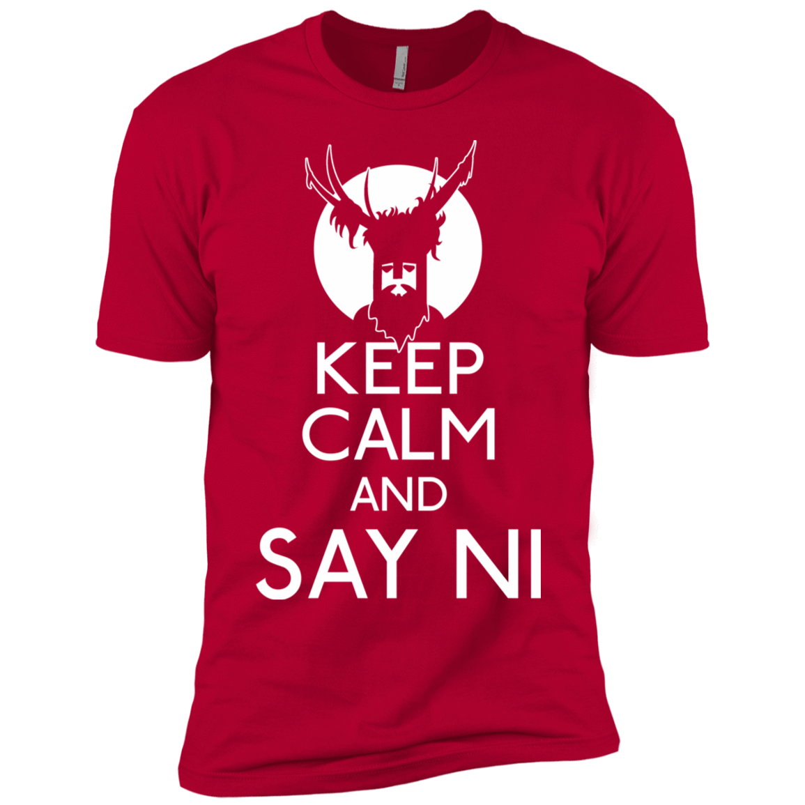 T-Shirts Red / YXS Keep Calm and Say Ni Boys Premium T-Shirt