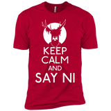 T-Shirts Red / YXS Keep Calm and Say Ni Boys Premium T-Shirt