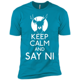 T-Shirts Turquoise / YXS Keep Calm and Say Ni Boys Premium T-Shirt