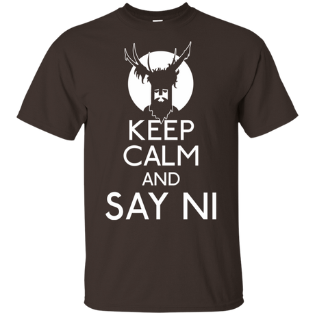 T-Shirts Dark Chocolate / S Keep Calm and Say Ni T-Shirt